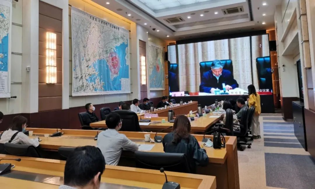 投诉和"邻避"工作会议,省生态环境保护监察办公室主任赖海滨出席会议