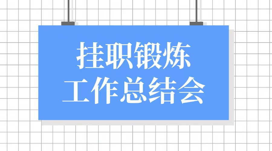 深圳市信访局组织召开第40批信访督查专员和第4批专员助理挂职锻炼总结会